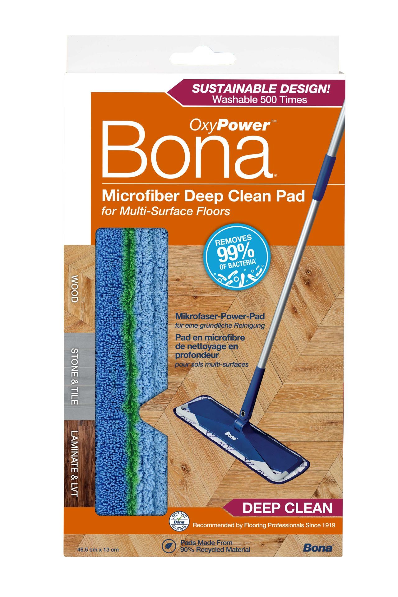 Bona OxyPower Mikrofiber Temizleme Pedi